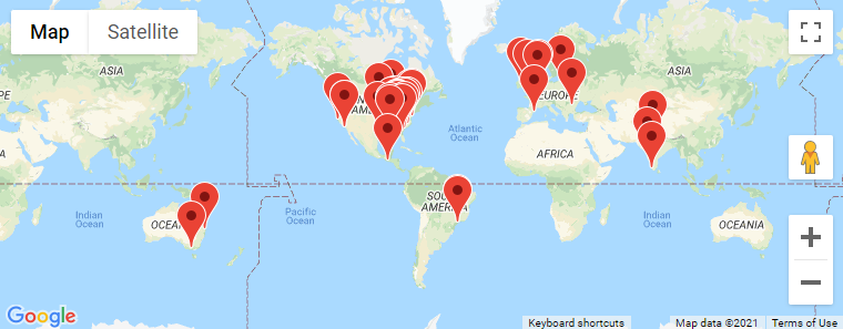 GCCA Global Members Map