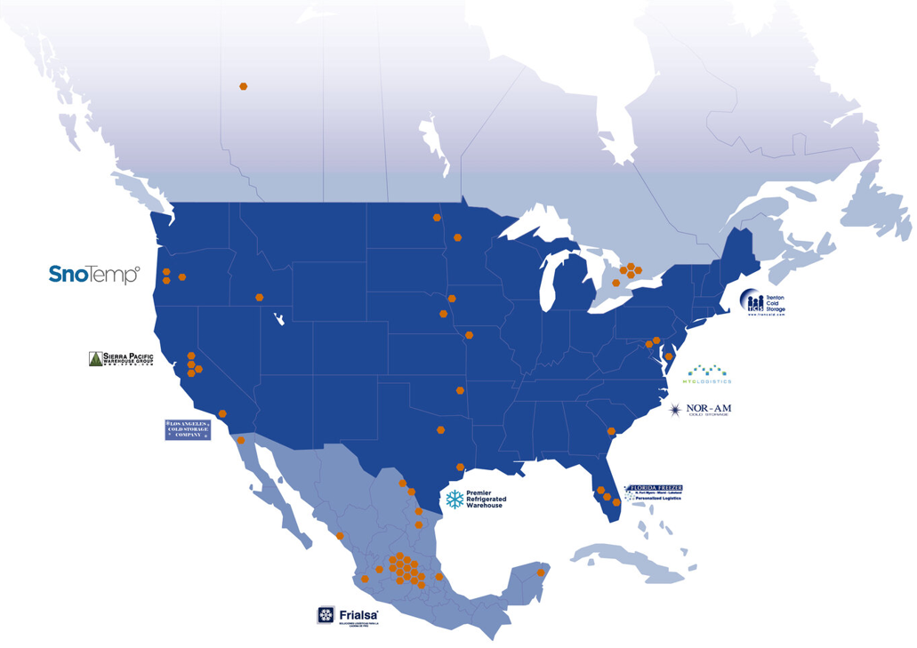 The World Group Locations Map